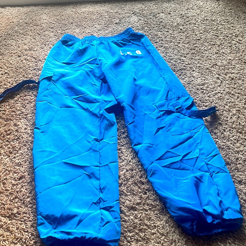 Blue joggers fits size M